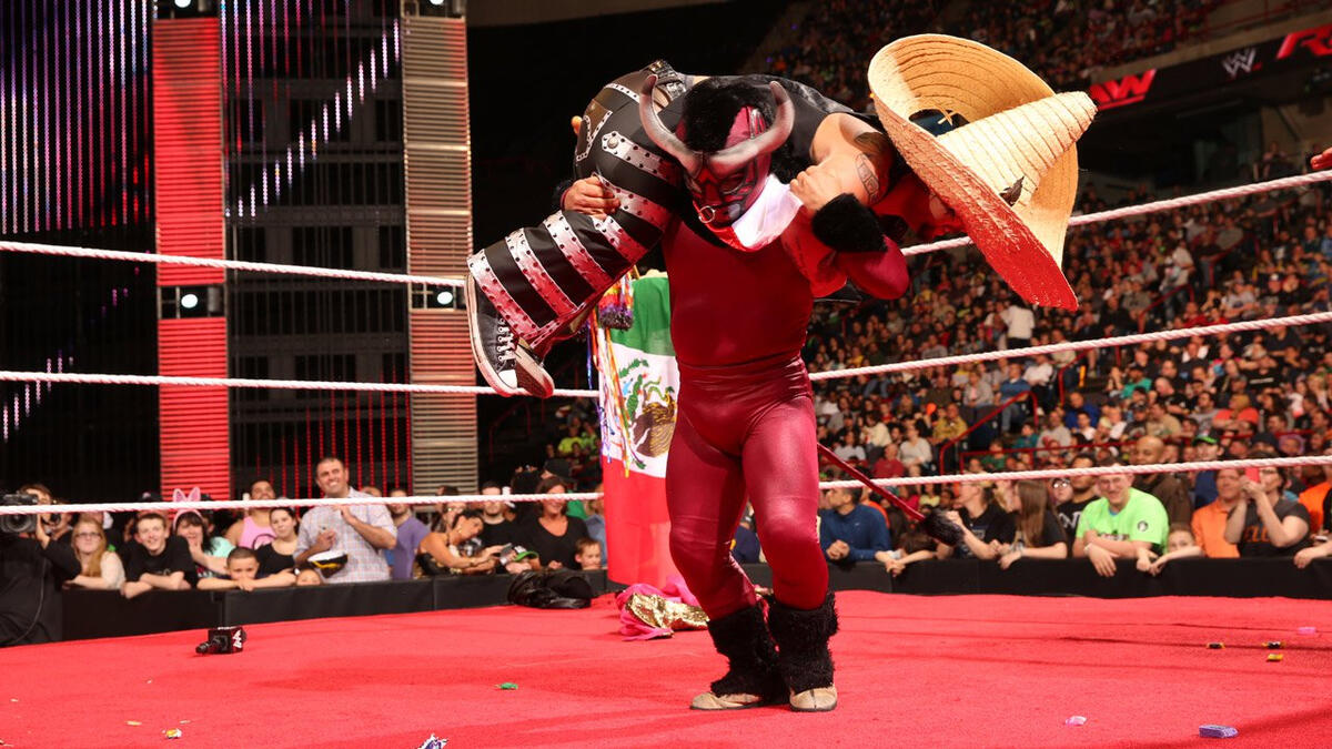 Los Matadores & El Torito celebrate Cinco de Mayo Raw, May 5, 2014 WWE