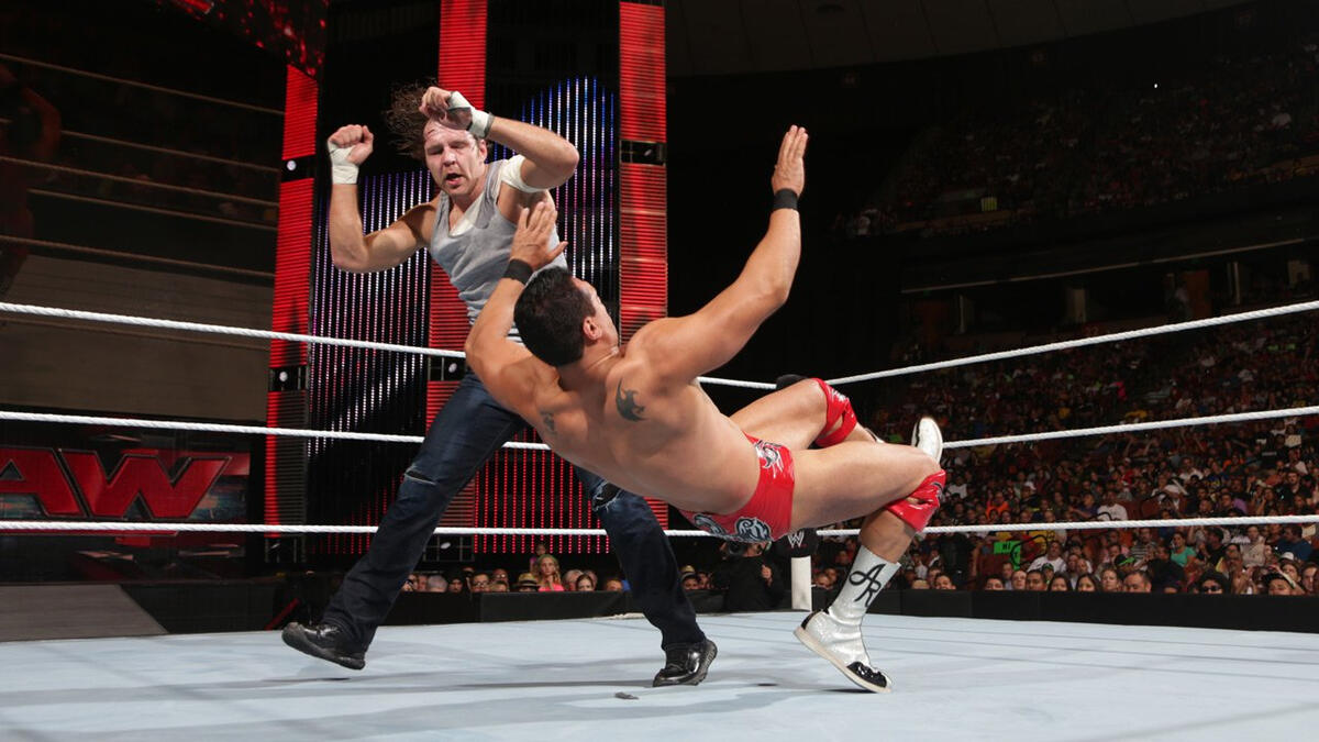 Dean Ambrose Vs. Alberto Del Rio - Beat The Clock Challenge: Raw, Aug 