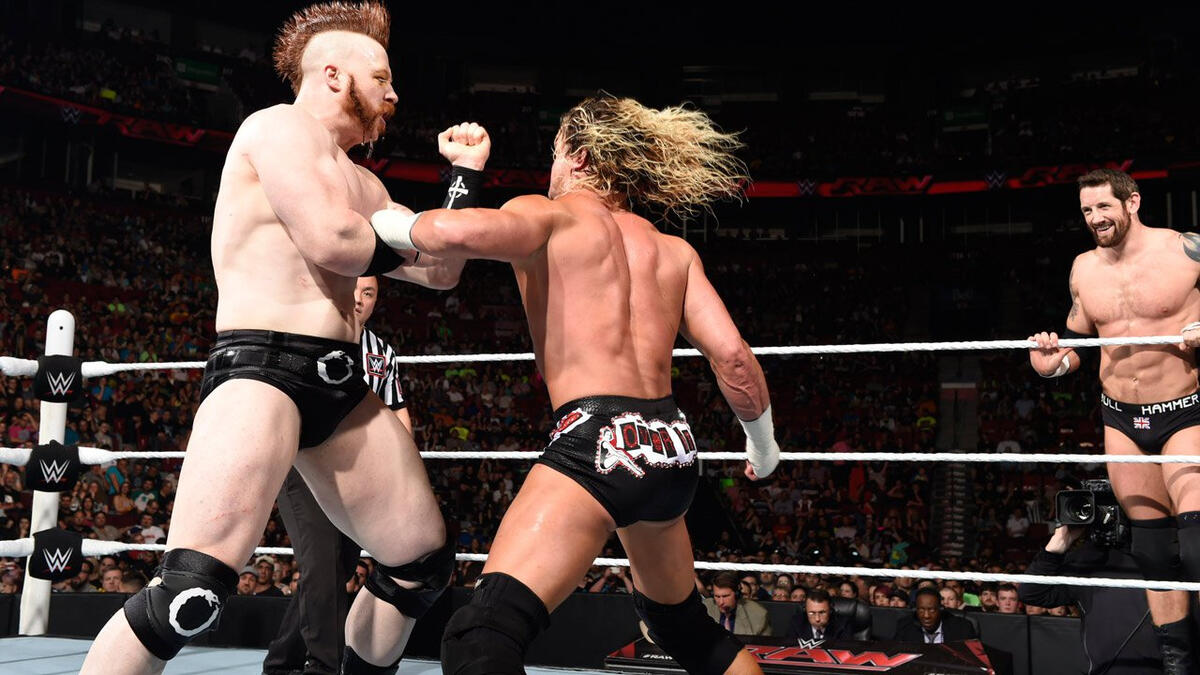 Neville & Dolph Ziggler vs. Sheamus & King Barrett: Raw, May 4, 2015 | WWE