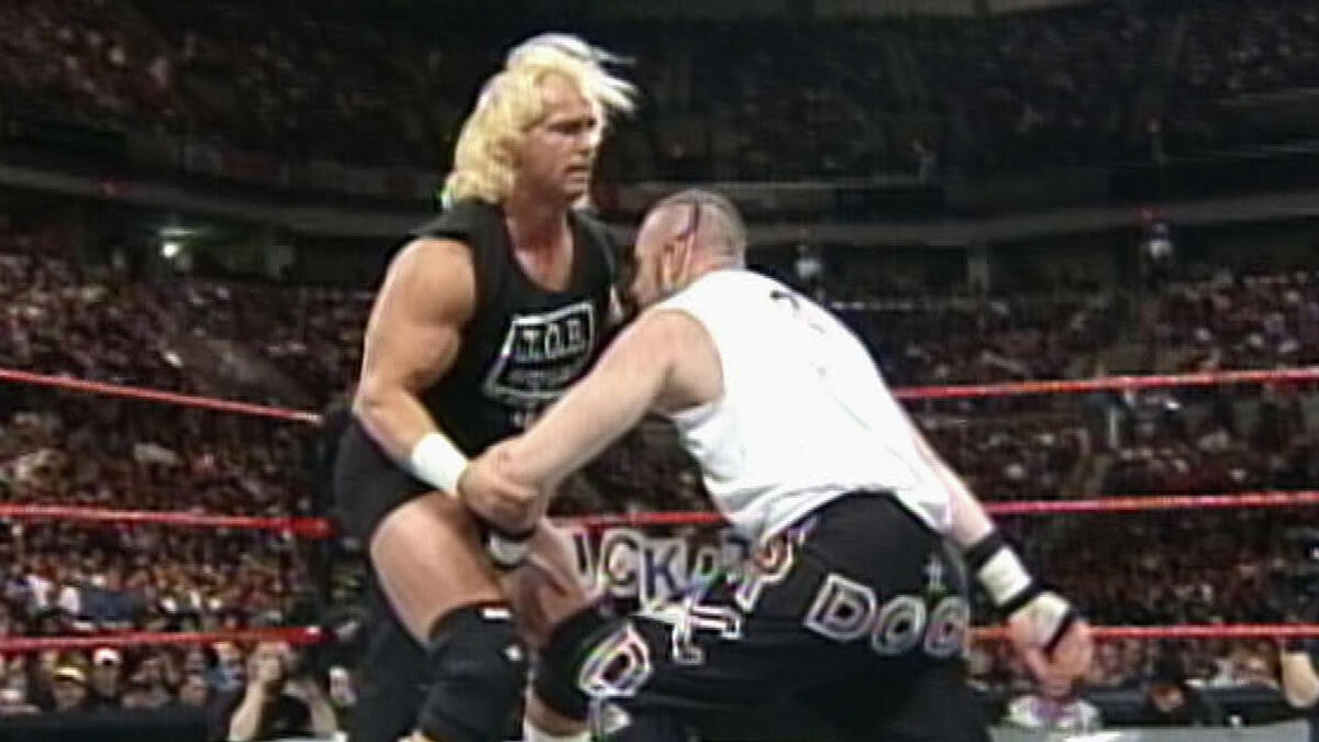 The J.O.B. Squad Vs. The New Age Outlaws: Raw, Nov. 23, 1998 | WWE