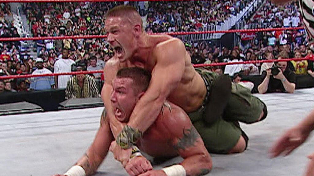 John Cena Vs Randy Orton Vs Edge Vs Shawn Michaels Backlash