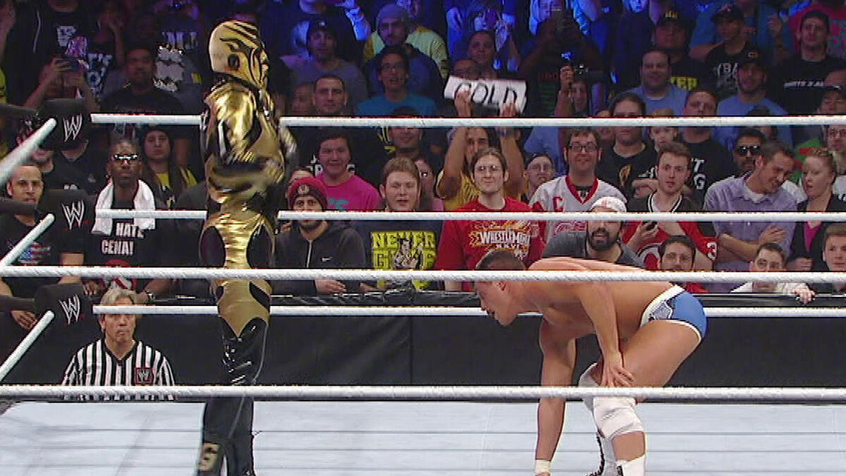 Goldust And Cody Rhodes Both Do The Uppercut From The Canvas At Royal ...