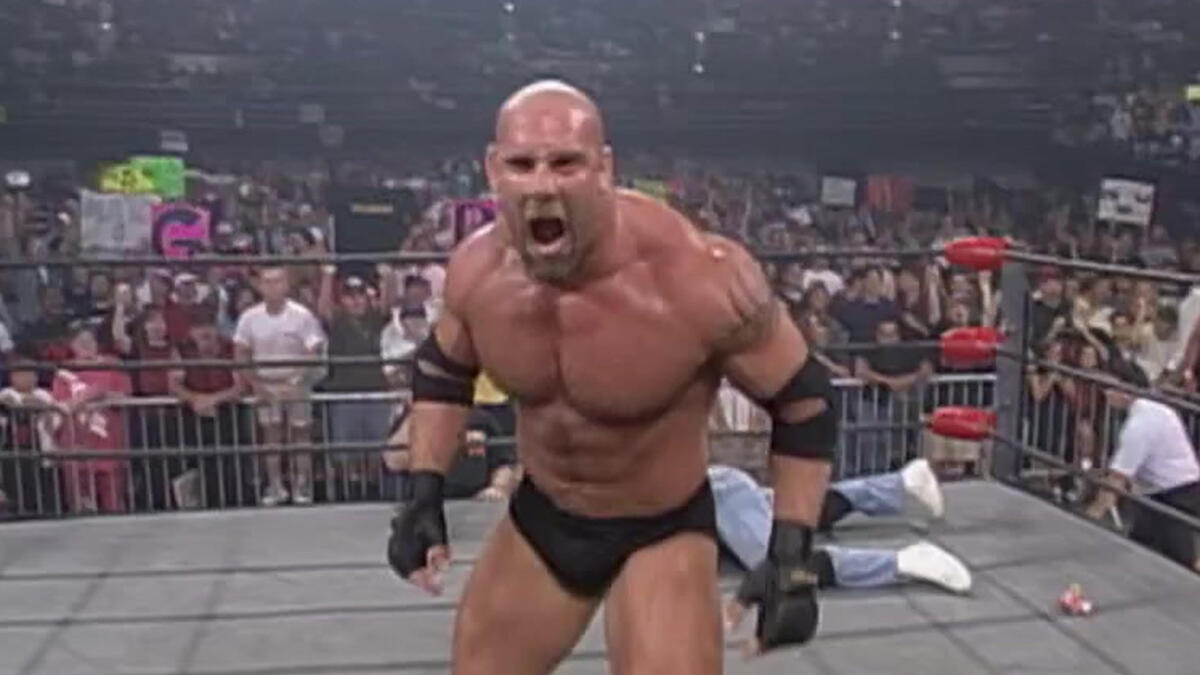 Goldberg flattens the New World Order: Nitro, June 22, 1998 | WWE