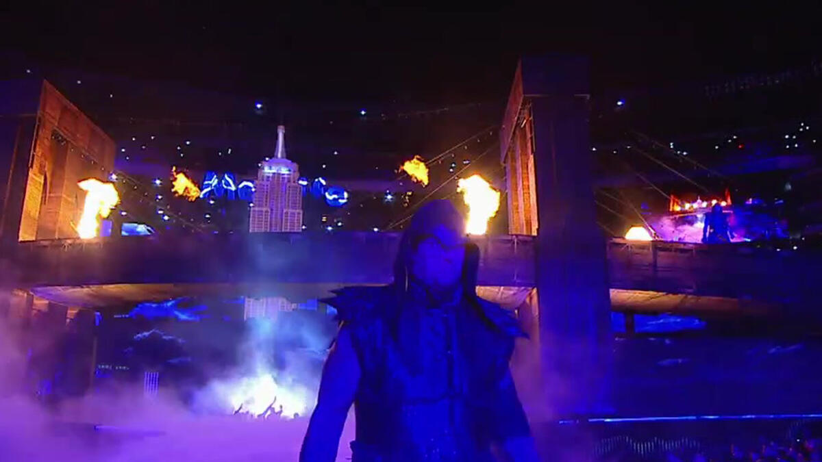 undertaker wrestlemania 27 entrance