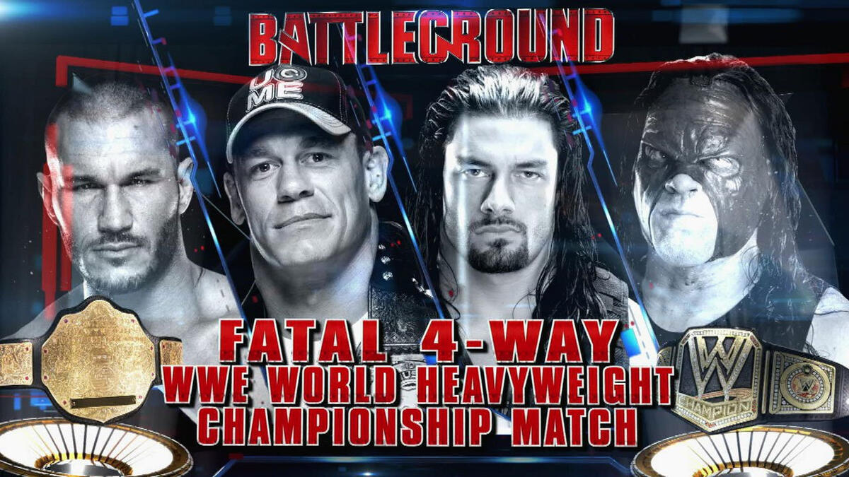 John Cena Defends His WWE World Heavyweight Championship In A Fatal 4 ...