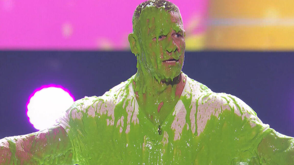 John Cena has the slime of his life to close out Nickelodeon's 2017 ...