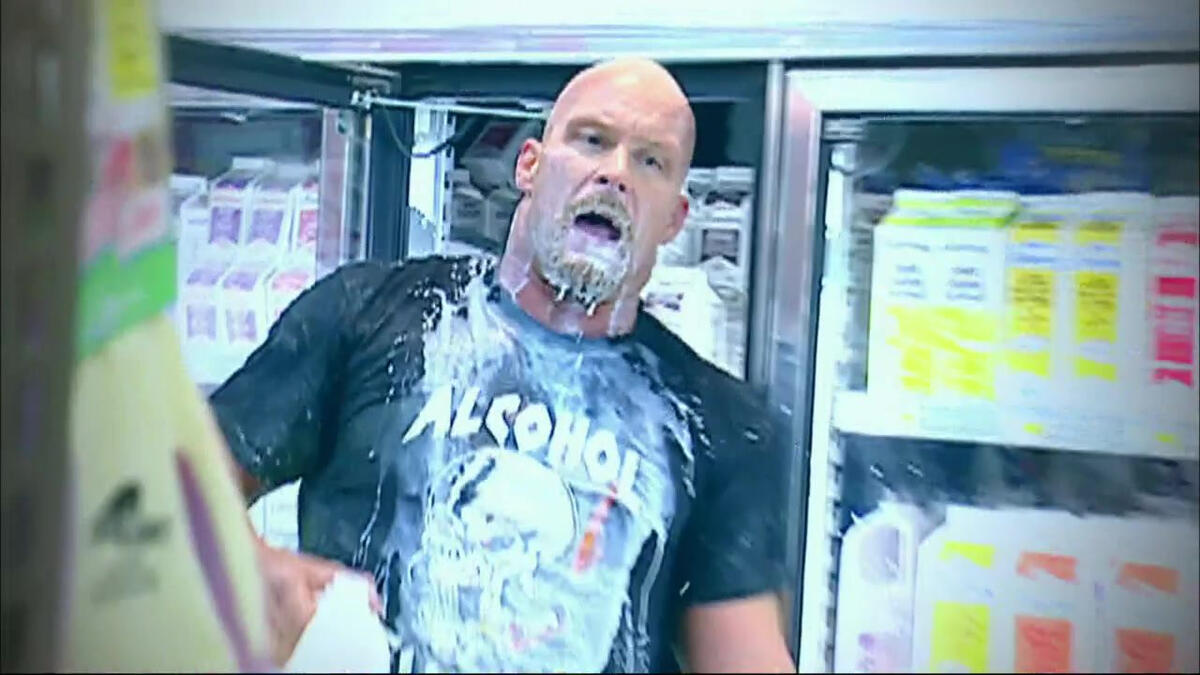 Stone Cold Steve Austin And Booker T Engage In A Supermarket Brawl WWE