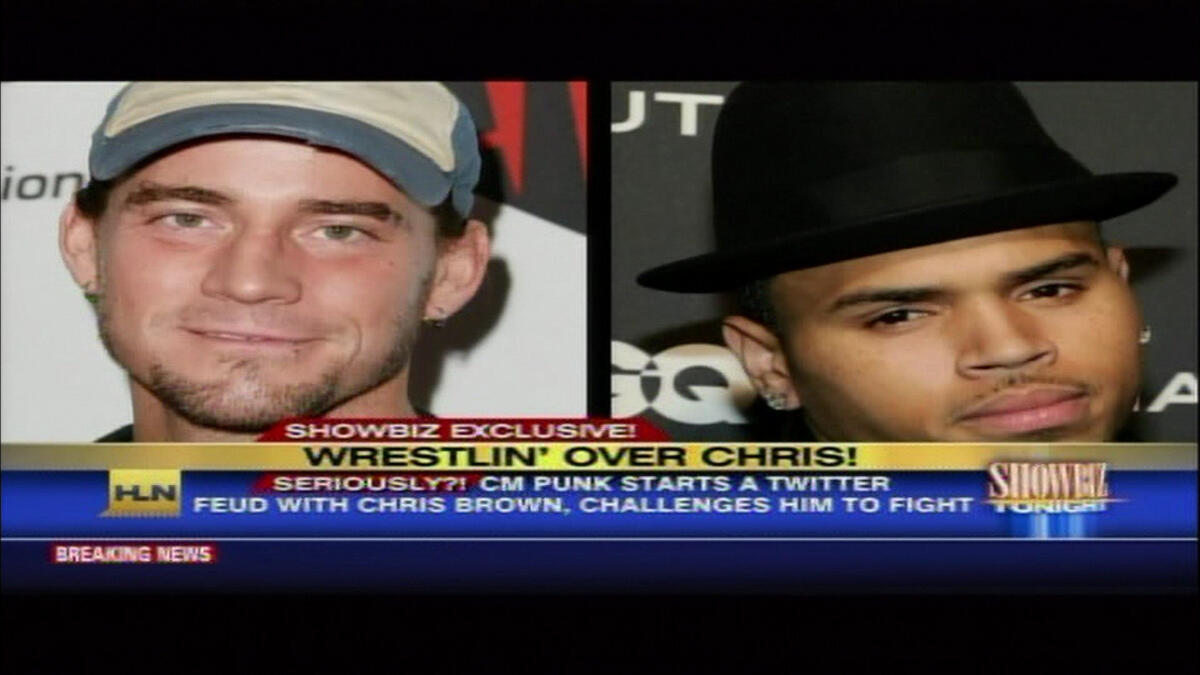 Cnn Headline News Interviews Cm Punk About His Thoughts On Chris Brown And Their Tweets Wwe