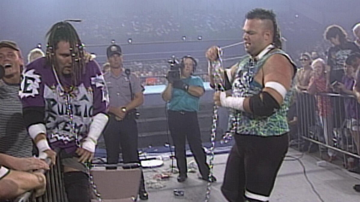 Public Enemy vs. Nasty Boys: Double Dog Collar Match - Bash at the Beach 1996 | WWE