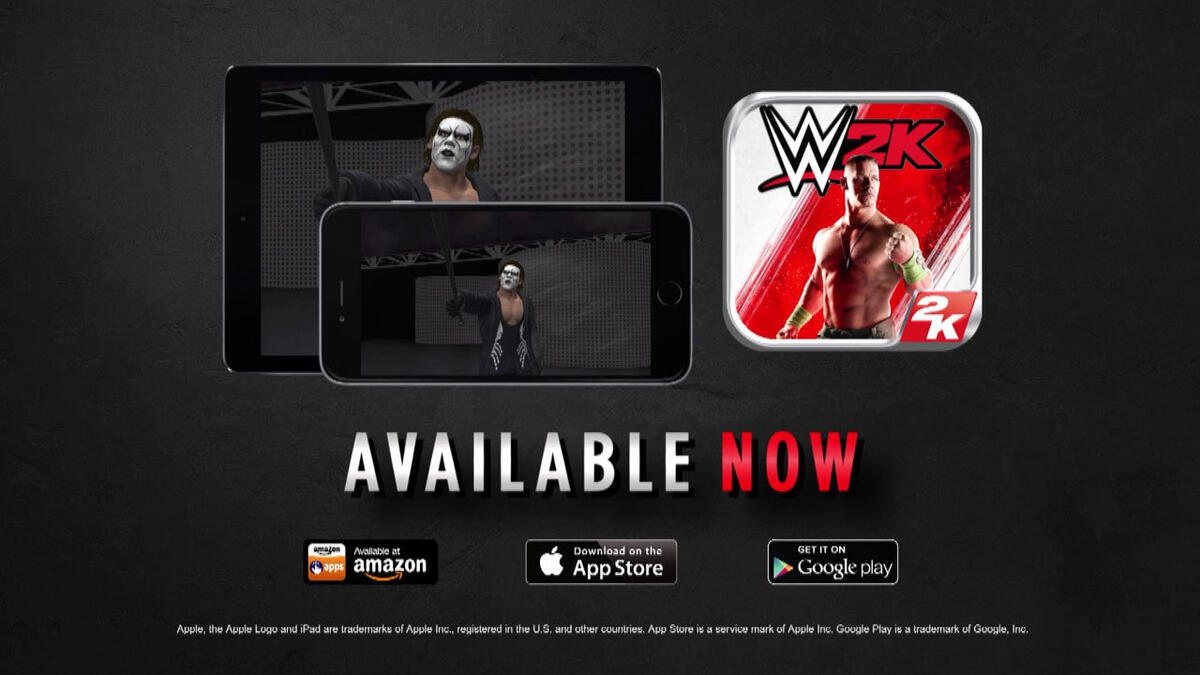 WWE 2K mobile game now available