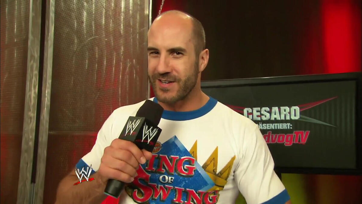 Cesaro talks about the Intercontinental Championship match at ...