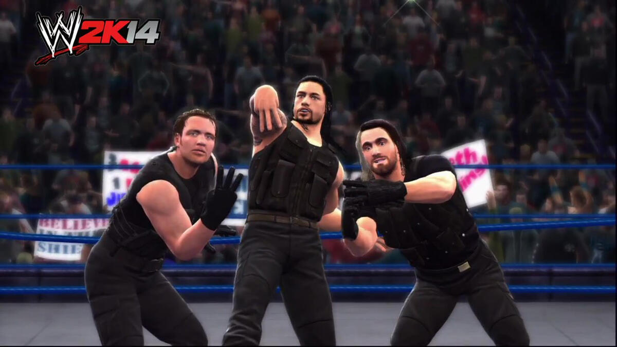 wwe 2k14 the shield entrance