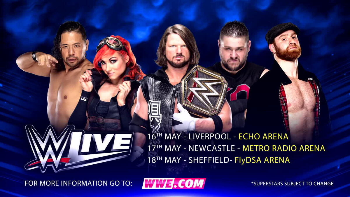 England welcomes back WWE Live this May | WWE