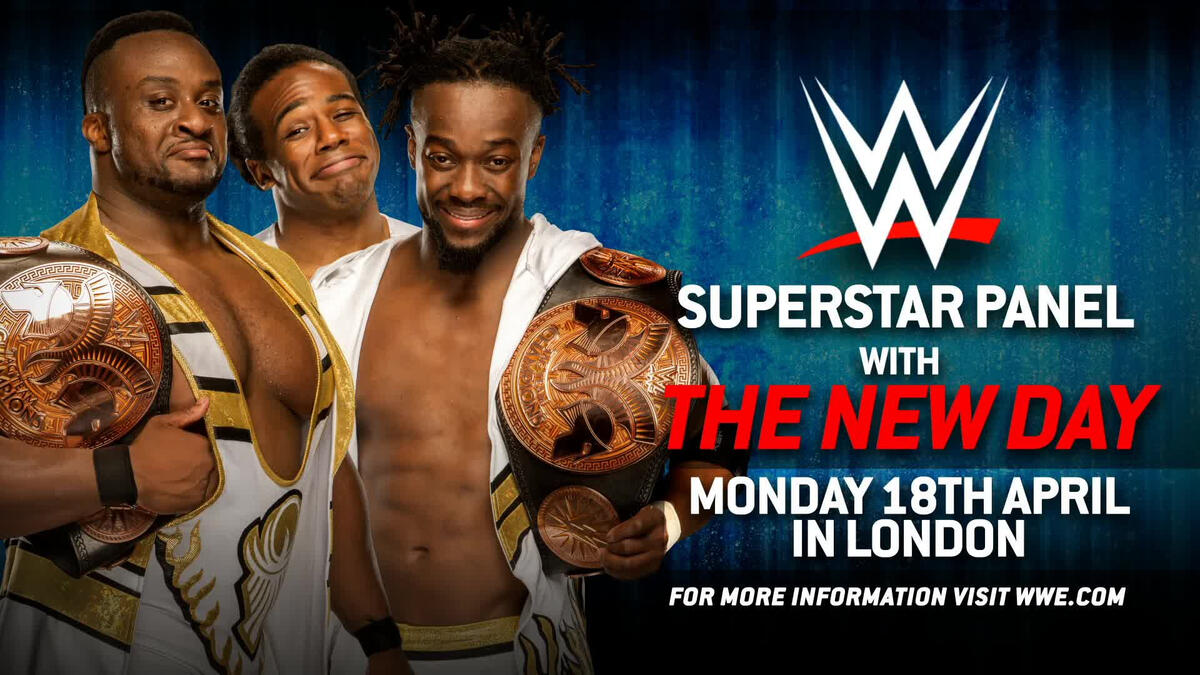 New Day, night of WWE live action in London WWE
