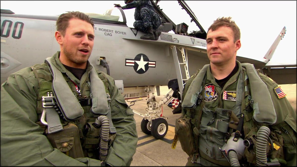 The Miz goes for an awesome flight in an F/A-18 fighter jet | WWE