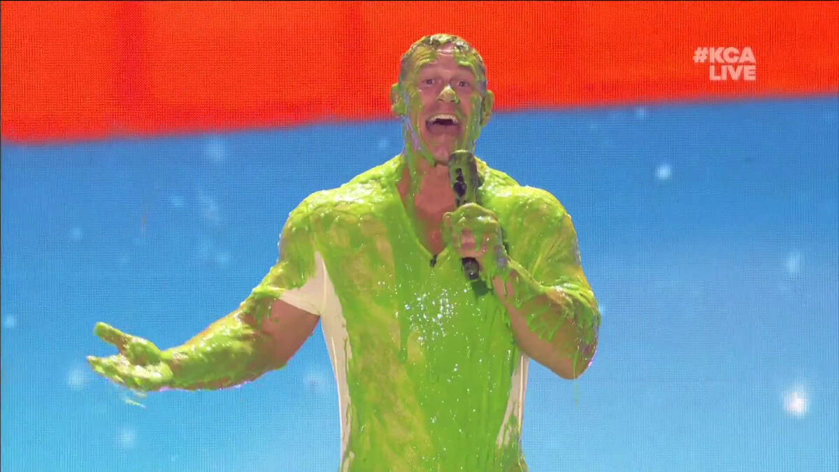 John Cena's slime is now at Nickelodeon's 2018 Kids' Choice Awards | WWE