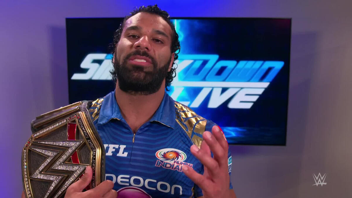 Jinder Mahal responds to Mumbai Indians' gift | WWE