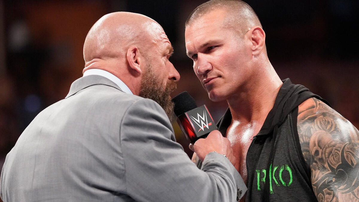 Triple H and Randy Orton meet before WWE Super ShowDown: Raw, June 3 ...