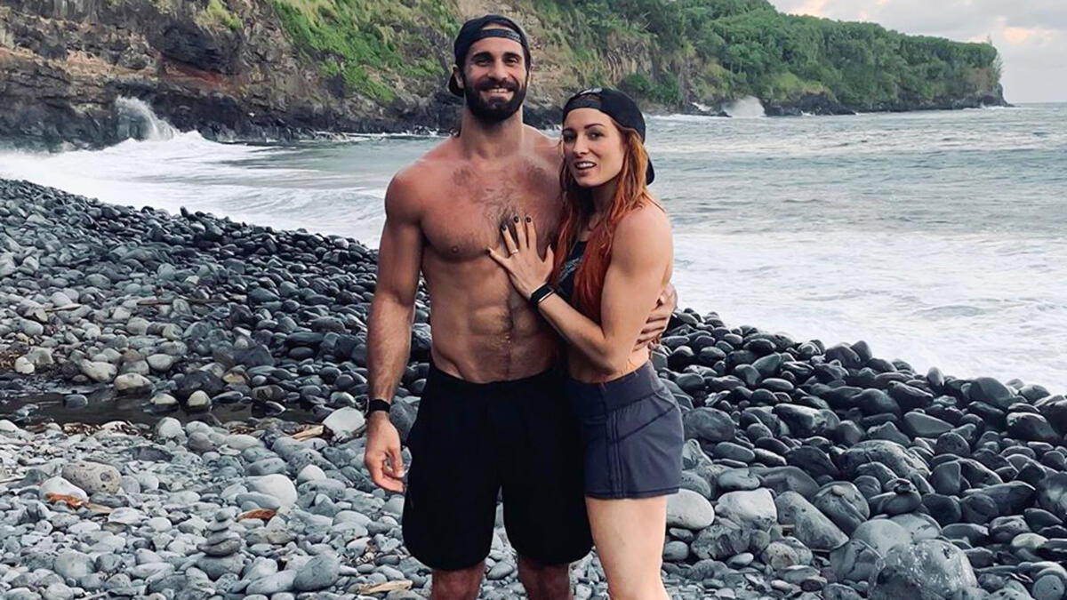 WWE's Seth Rollins and Becky Lynch Get Engaged