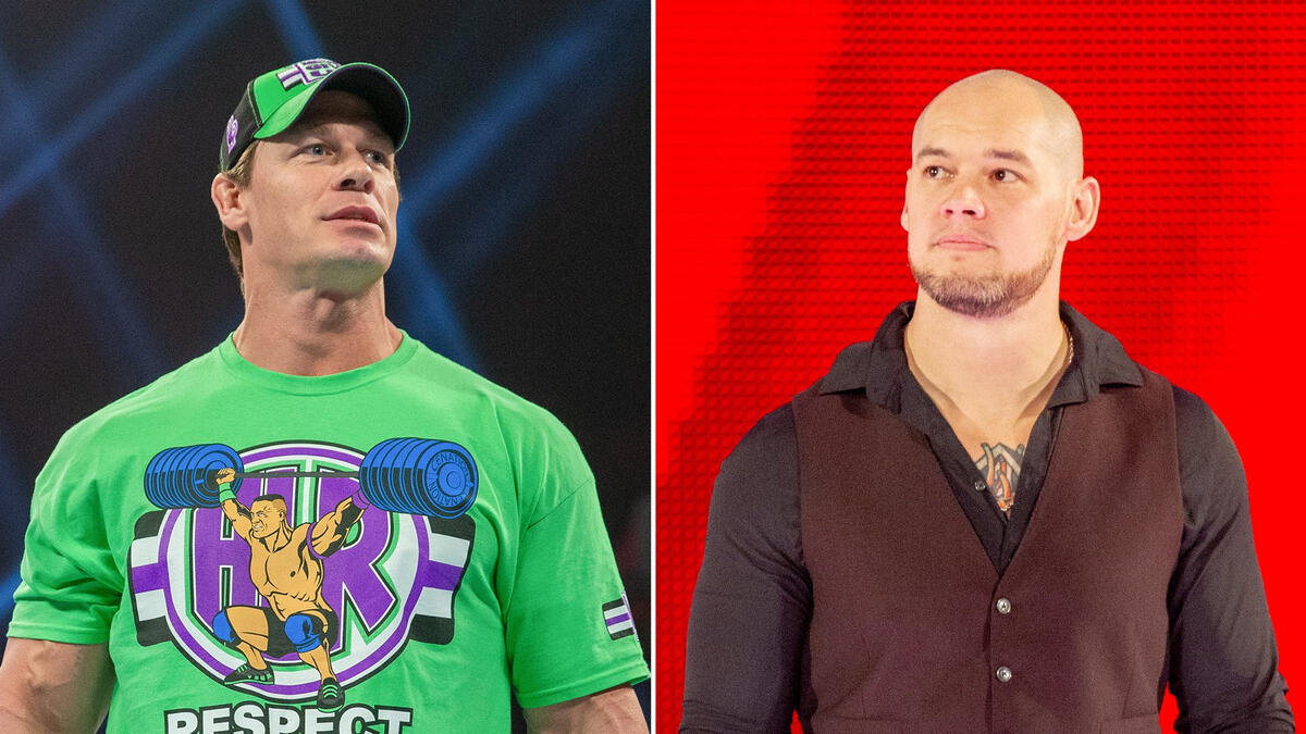 John Cena calls Baron Corbin a dumpster fire after Kurt Angle's ...