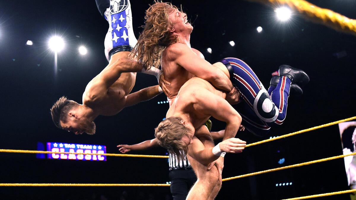 Matt Riddle & Pete Dunne vs. Mark Andrews & Flash Morgan Webster ...