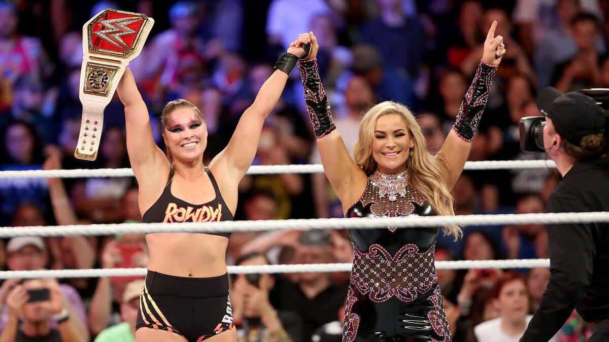 Ronda Rousey Wins The Raw Women S Title At Summerslam Wwe Now Wwe