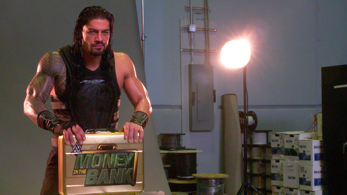 Go behind the scenes of Roman Reigns' WWE Money in the Bank video shoot