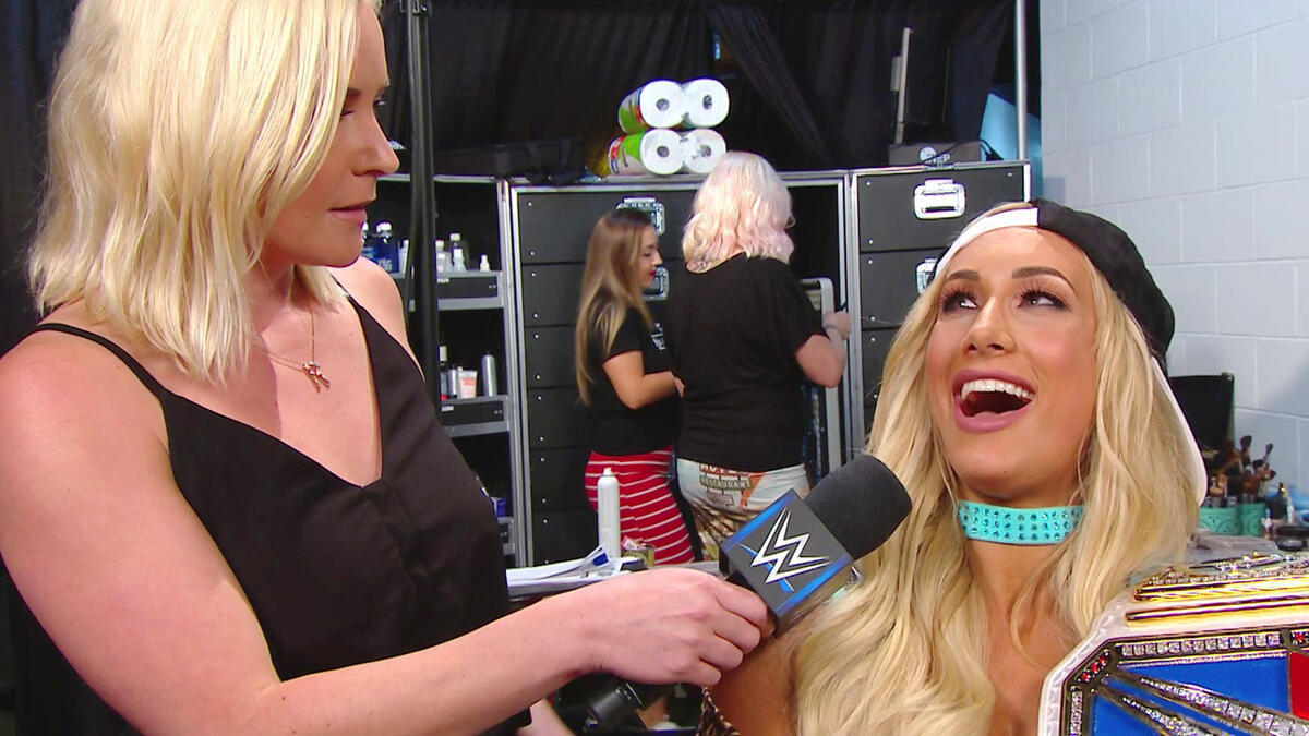 Is Carmella concerned about the 10-Woman Tag Team Match?: SmackDown ...