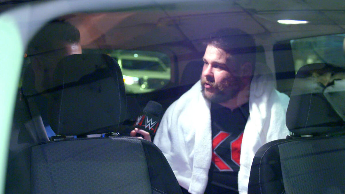 Kevin Owens interviewed from the backseat of a random car: WWE.com ...