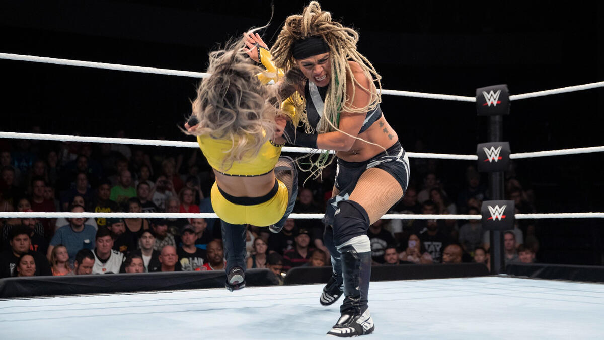 Lacey Lane vs. Taynara Conti - Second-Round Match: Mae Young Classic ...