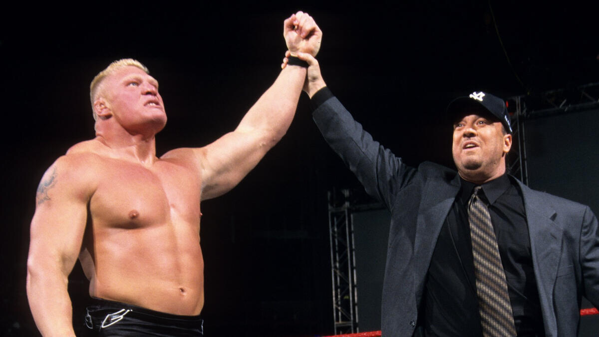 Brock Lesnar debuts: Raw, March 18, 2002 | WWE