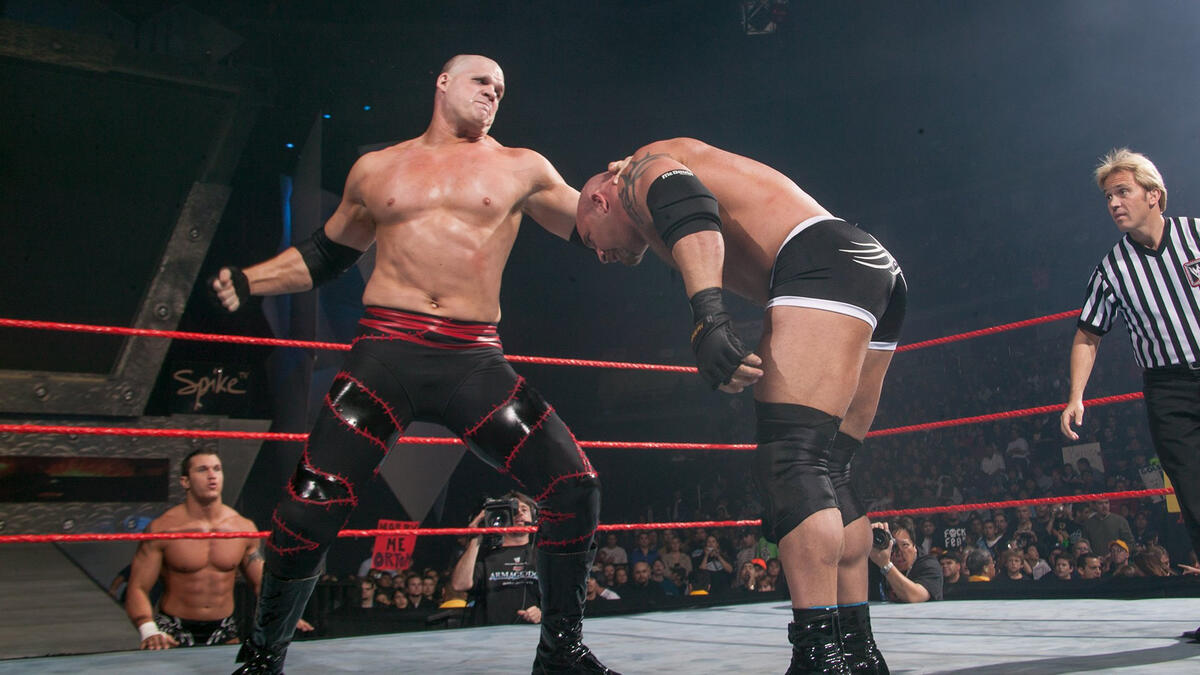 WWE Network: Goldberg vs. Kane - Lumberjack Match: Raw, Dec. 8, 2003 | WWE