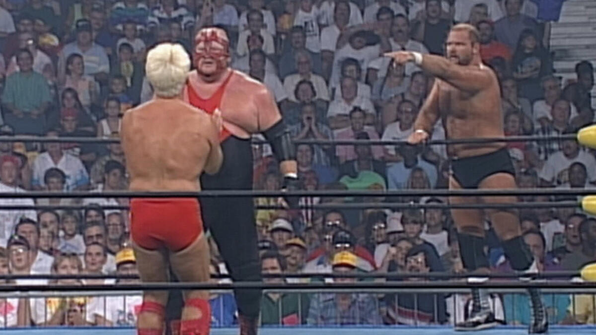 WWE Network: Vader vs. Arn Anderson & Ric Flair - Handicap Match: Clash ...