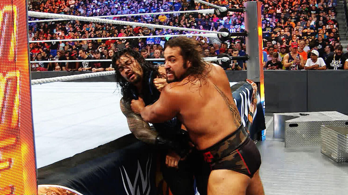 1200px x 675px - Roman Reigns and Rusev get into an all-out brawl: SummerSlam 2016 | WWE