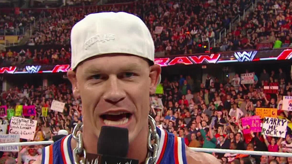John Cena Reawakens The Dr Of Thuganomics To Target The Rock Raw