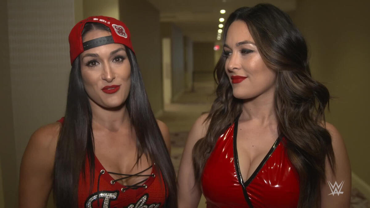 The Bella Twins return for the Women's Royal Rumble Match WWE