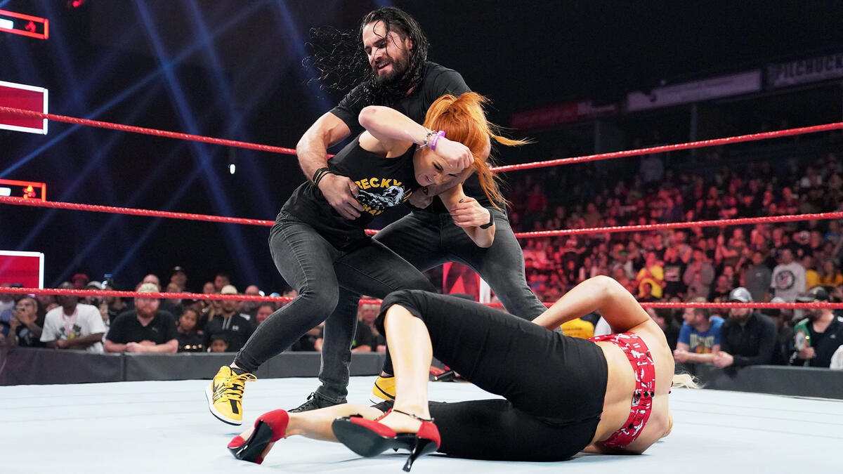 RAW: Seth Rollins Vs Becky Lynch #RAW #WWE #WWE2KMods 