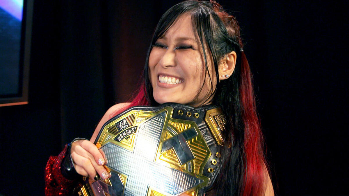 Io Shirai Relishes Her Nxt Womens Title Victory Wwe Network Exclusive