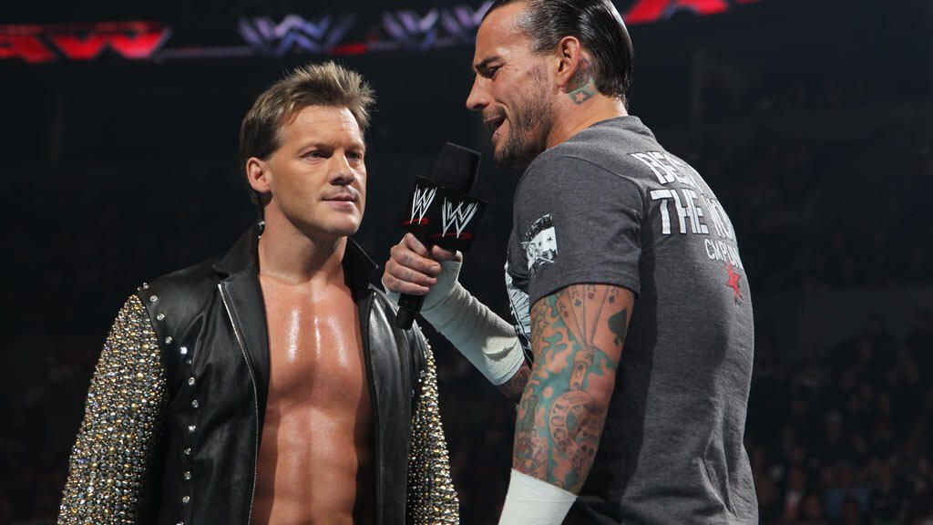 Raw: CM Punk and Chris Jericho trade verbal barbs about their ...