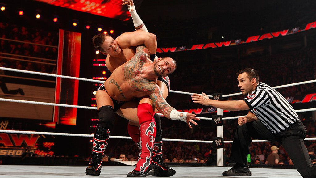 Cm Punk Vs. The Miz: Raw, March 12, 2012 