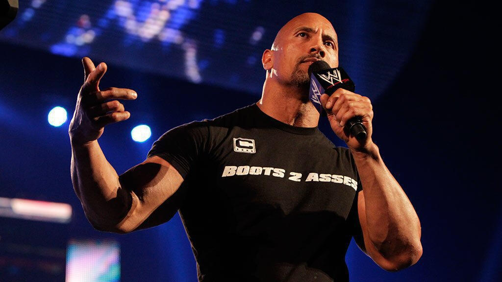 The Rock Recalls His Once In A Lifetime Showdown With John Cena Raw April 2 2012 Wwe 