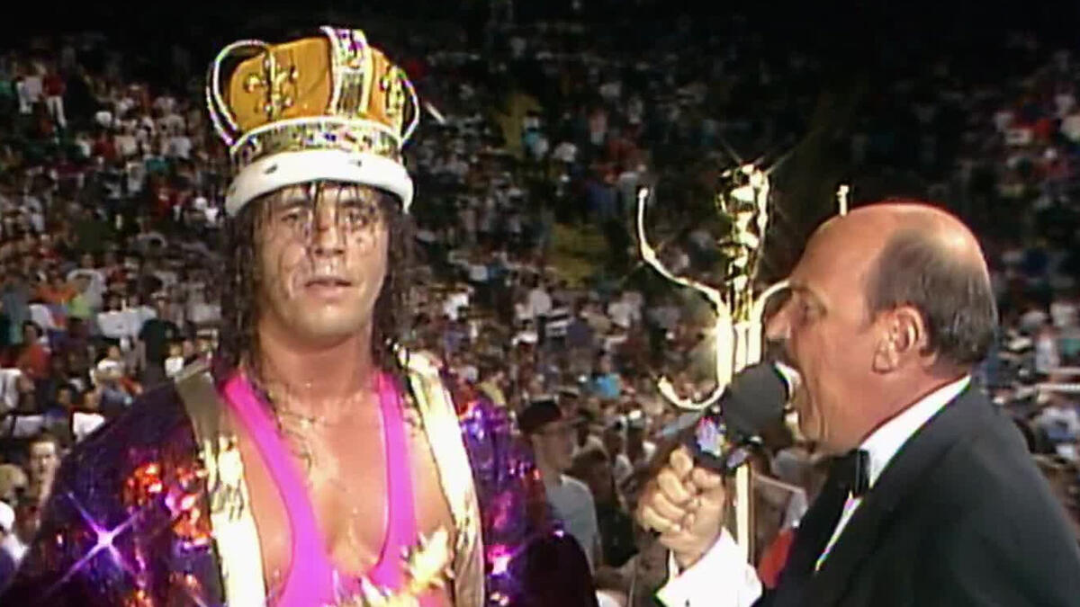 Bret Hart wins the King of the Ring tournament WWE King of the Ring