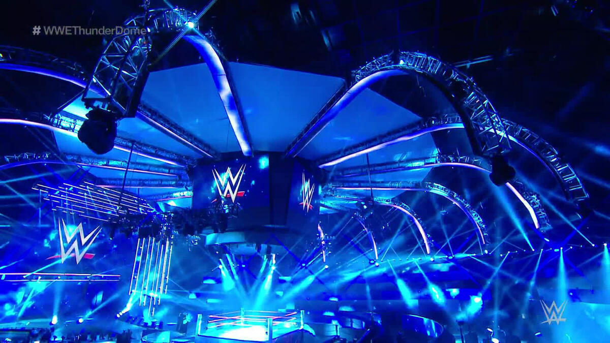 See the WWE ThunderDome Raw set | WWE