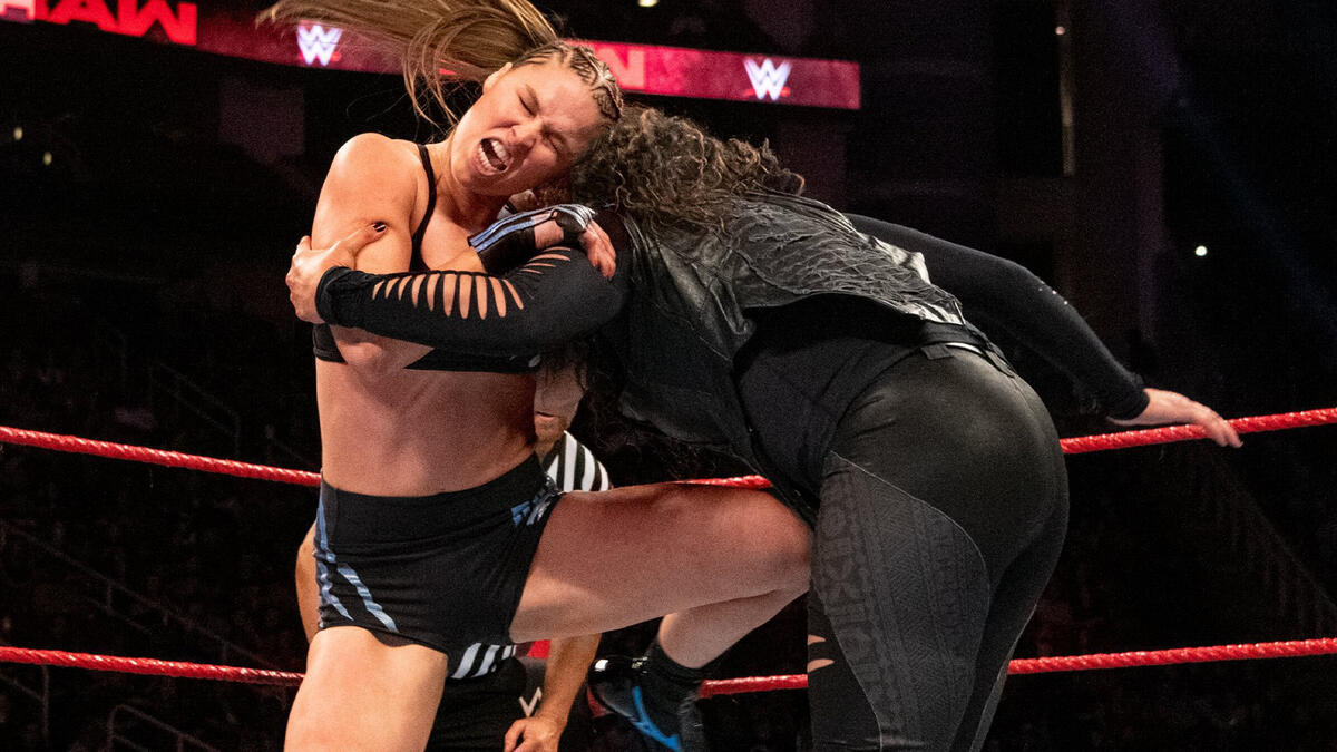 Ronda Rousey & Ember Moon vs. Nia Jax & Tamina: Raw, Dec. 3, 2018 (Full ...