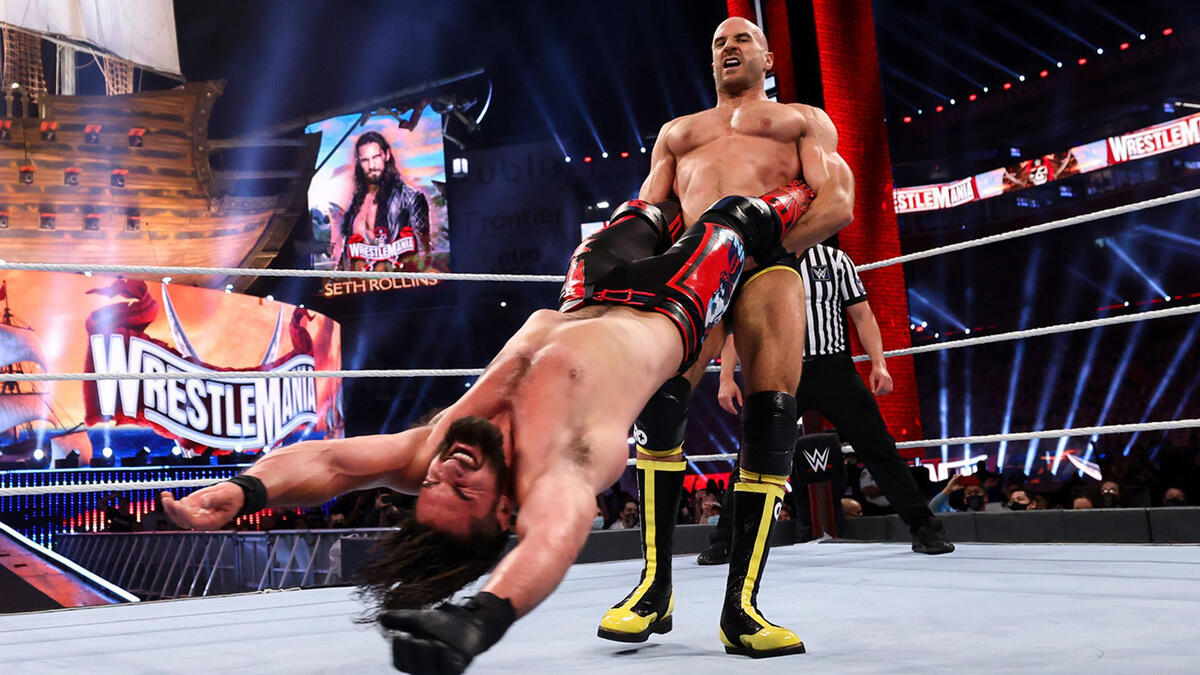 Cesaro battles Seth Rollins on Throwback SmackDown: WWE Now, May 7 ...