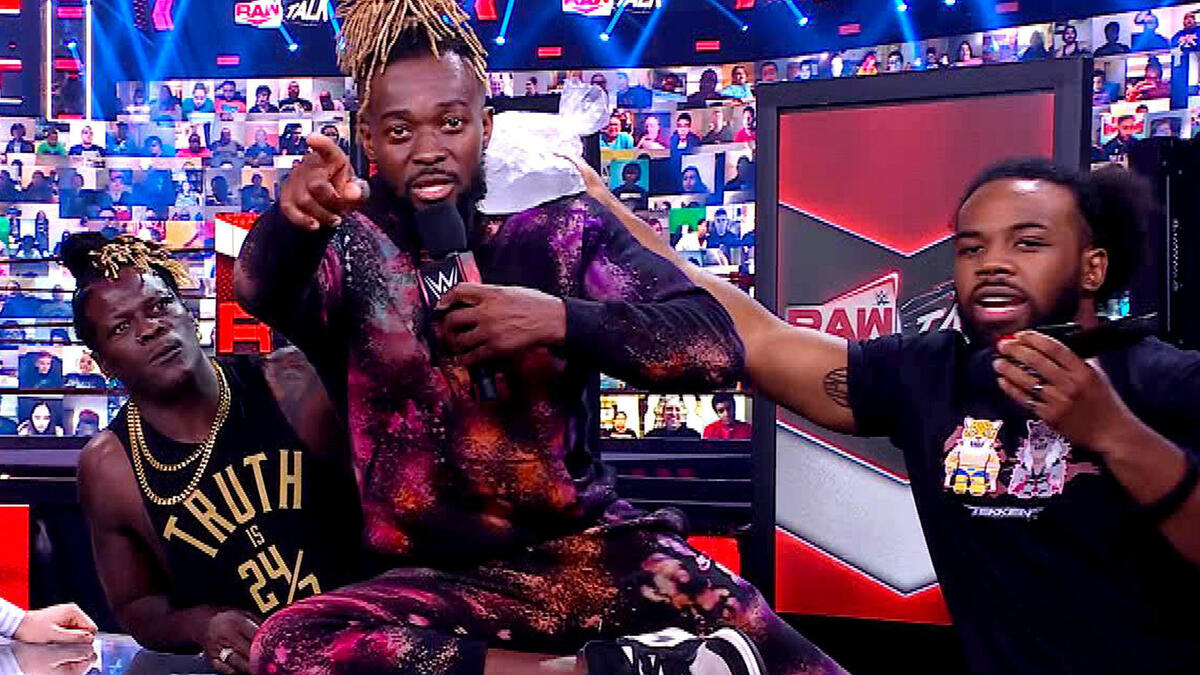 The New Day revel in Kofi Kingston’s victory over Bobby Lashley: Raw ...