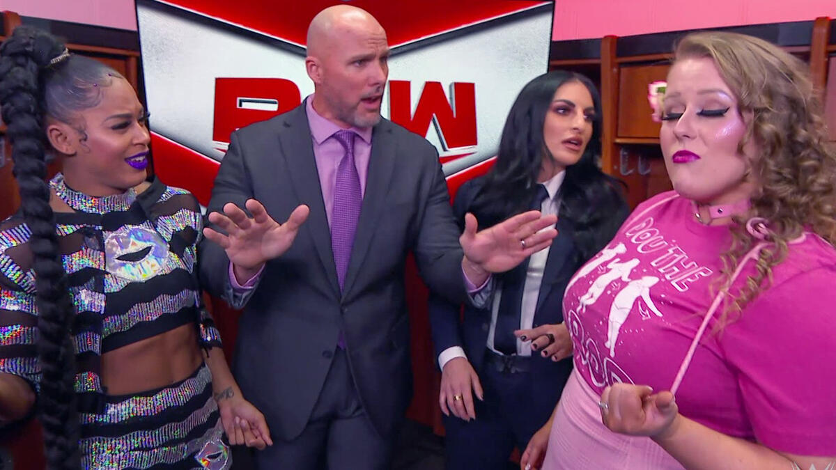 Nikki A.S.H., Doudrop and Dana Brooke protest Raw’s Survivor Series ...