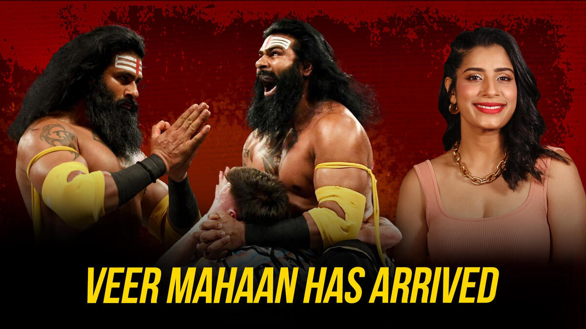 Veer Mahaan Arrives On Raw And Unleashes On Rey Dominik Mysterio Wwe Now India Wwe