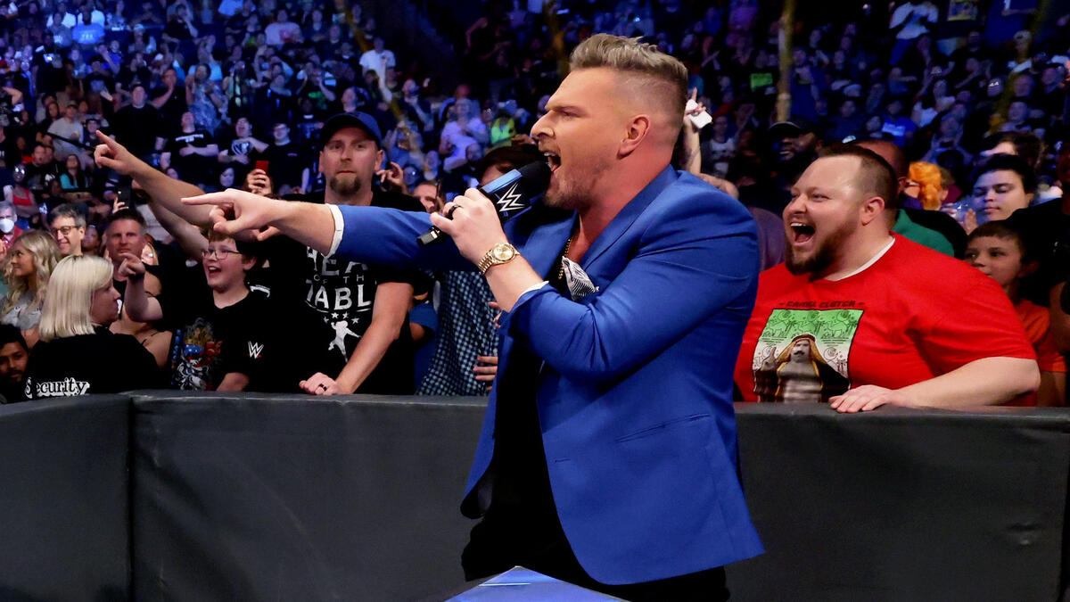 Pat Mcafee Laughs Happy Corbin Out Of The Arena Smackdown June 17