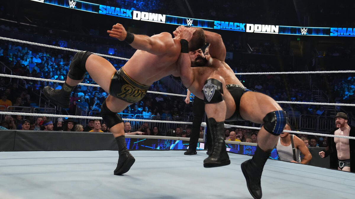 Drew Mcintyre Vs. Ridge Holland: Smackdown, July 15, 2022 